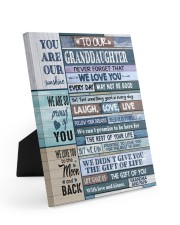 YOU ARE OUR SUNSHINE - GIFT FOR GRANDDAUGHTER Easel-Back Gallery Wrapped Canvas tile
