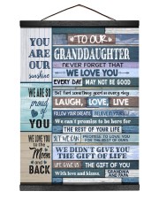 YOU ARE OUR SUNSHINE - GIFT FOR GRANDDAUGHTER Hanging Canvas tile