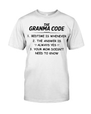THE GRANMA CODE - BEDTIME IS WHENEVER Premium Fit Mens Tee tile
