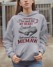 NEVER KNEW HOW MUCH LOVE MY HEART - MEMAW Hooded Sweatshirt apparel-hooded-sweatshirt-lifestyle-07