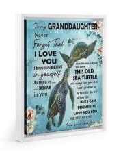 BELIEVE IN YOURSELF - BEST GIFT FOR GRANDDAUGHTER Floating Framed Canvas Prints White tile