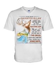 THE GIFT OF LIFE - LOVELY GIFT FOR DAUGHTER-IN-LAW V-Neck T-Shirt tile