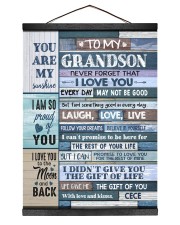FOLLOW YOUR DREAMS - BEST GIFT FOR GRANDSON Hanging Canvas tile