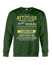 I Get My Attitude From My Freakin' Awesome Mamaw - Best Gift For Grandson Crewneck Sweatshirt tile
