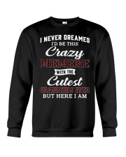 CRAZY MEMERE WITH THE CUTEST GRANDKIDS Crewneck Sweatshirt tile