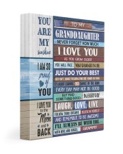 JUST DO YOUR BEST - GRAMMY TO GRANDDAUGHTER 11x14 Gallery Wrapped Canvas Prints front