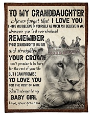 I LOVE YOU - GREAT GIFT FOR GRANDDAUGHTER Small Fleece Blanket - 30" x 40" front