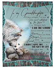 I AM THE STORM - GRANDMA TO GRANDDAUGHTER Small Fleece Blanket - 30" x 40" front