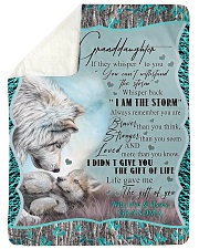 I AM THE STORM - GRANDMA TO GRANDDAUGHTER Sherpa Fleece Blanket tile