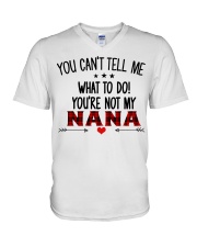 YOU CAN'T TELL ME - SPECIAL GIFT FOR GRANDCHILD V-Neck T-Shirt tile