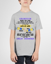 LOTS OF LOVE - BEST GIFT FOR GRANDSON Youth T-Shirt garment-youth-tshirt-front-01