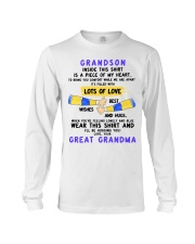 LOTS OF LOVE - BEST GIFT FOR GRANDSON Long Sleeve Tee tile