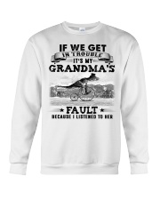 IT'S MY GRANDMA'S FAULT - GIFT FOR GRANDCHILDREN Crewneck Sweatshirt tile
