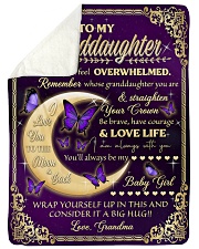 BABY GIRL - TO GRANDDAUGHTER FROM GRANDMA Sherpa Fleece Blanket tile