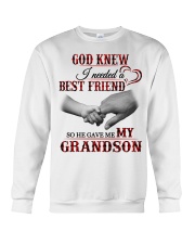 GOD GAVE ME MY GRANDSON - SPECIAL GIFT FOR GRANDMA Crewneck Sweatshirt tile