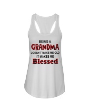Being A Grandma Doesn't Make Me Old, It Makes Me Blessed Ladies Flowy Tank tile