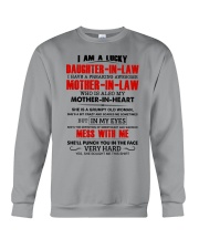 SHE'S A BIT CRARY - BEST GIFT FOR DAUGHTER-IN-LAW Crewneck Sweatshirt tile