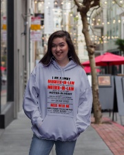 SHE'S A BIT CRARY - BEST GIFT FOR DAUGHTER-IN-LAW Hooded Sweatshirt lifestyle-unisex-hoodie-front-2