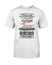 I'm A Spoiled Grandson Of A Crazy Nonni Premium Fit Mens Tee tile