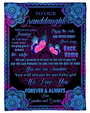 I LOVE YOU - GREAT GIFT FOR GRANDDAUGHTER Small Fleece Blanket - 30" x 40" front