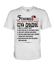 5 THING - ABOUT MY VOVO V-Neck T-Shirt tile