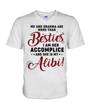 ME AND GRANMA ARE MORE THAN BESTIES V-Neck T-Shirt tile