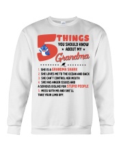 5 THINGS YOU SHOULD KNOW ABOUT MY GRANDMA Crewneck Sweatshirt tile