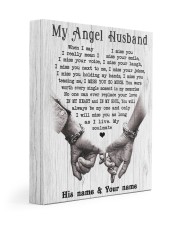 I MISS YOU SO MUCH - MY ANGEL HUSBAND 11x14 Gallery Wrapped Canvas Prints front