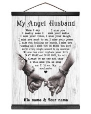 I MISS YOU SO MUCH - MY ANGEL HUSBAND Hanging Canvas tile