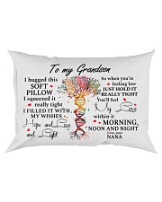 HOPE AND LOVE - BEAUTIFUL GIFT TO GRANDSON Rectangular Pillowcase front