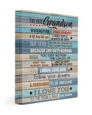 FOLLOW YOUR DREAMS - SPECIAL GIFT FOR GRANDSON 11x14 Gallery Wrapped Canvas Prints front