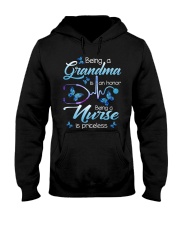 LOVELY T-SHIRT FOR GRANDMA NURSE Hooded Sweatshirt tile