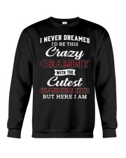 CRAZY GRAMMY WITH THE CUTEST GRANDKIDS Crewneck Sweatshirt tile