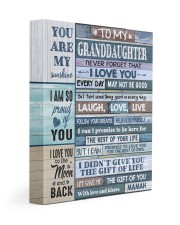 LAUGH LOVE LIVE - MAMAH TO GRANDDAUGHTER 11x14 Gallery Wrapped Canvas Prints front