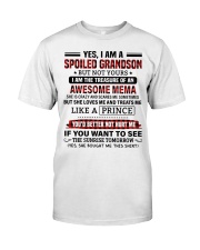 YES I AM A SPOILED GRANDSON Premium Fit Mens Tee tile