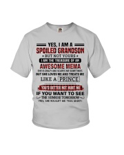 YES I AM A SPOILED GRANDSON Youth T-Shirt front