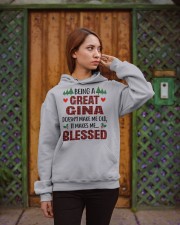 Perfect Gift For Gina Hooded Sweatshirt apparel-hooded-sweatshirt-lifestyle-02