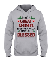 Perfect Gift For Gina Hooded Sweatshirt front