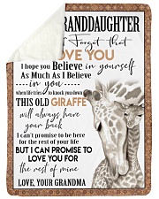 I LOVE YOU - GREAT GIFT FOR GRANDDAUGHTER Sherpa Fleece Blanket tile