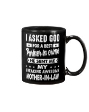 I ASKED GOD - PERFECT GIFT FOR DAUGHTER-IN-LAW Mug tile