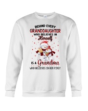 Believes In Herself - Lovely Gift For Granddaughter Crewneck Sweatshirt tile