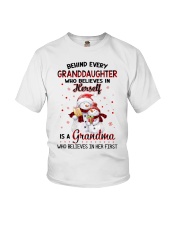 Believes In Herself - Lovely Gift For Granddaughter Youth T-Shirt front