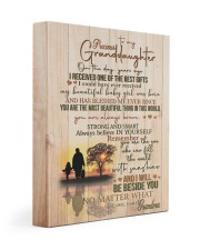 I WILL BE BESIDE YOU - GRANDMA TO GRANDDAUGHTER 11x14 Gallery Wrapped Canvas Prints front