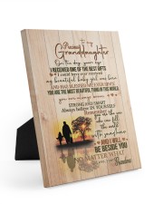 I WILL BE BESIDE YOU - GRANDMA TO GRANDDAUGHTER Easel-Back Gallery Wrapped Canvas tile
