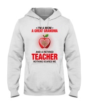 NOTHING SCARES ME -PERFECT GIFT FOR GREAT GRANDMA Hooded Sweatshirt tile