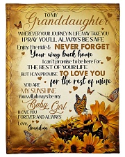 MY BABY GIRL - GRANDMA TO GRANDDAUGHTER Small Fleece Blanket - 30" x 40" front