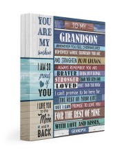 STRAIGHTEN YOUR CROWN - BEST GIFT FOR GRANDSON 11x14 Gallery Wrapped Canvas Prints front