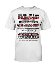 YES I AM A SPOILED GRANDSON Premium Fit Mens Tee tile