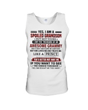 YES I AM A SPOILED GRANDSON Unisex Tank tile