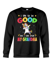 I Try To Be Good - Best Gift For Grandson Crewneck Sweatshirt tile